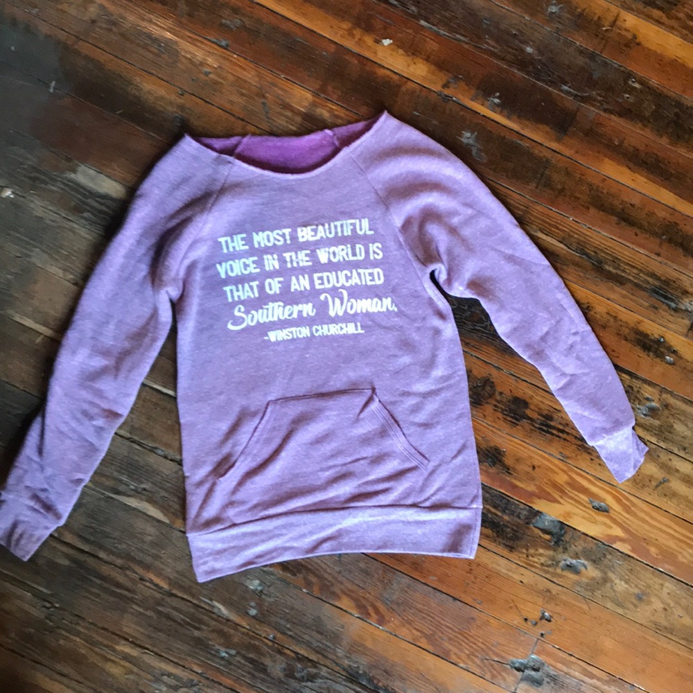 Southern Woman Imprinted Raglan Top